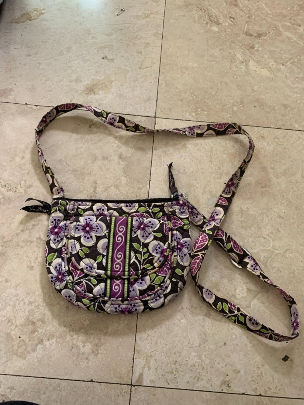 Vera Bradley Purse Plum Petals